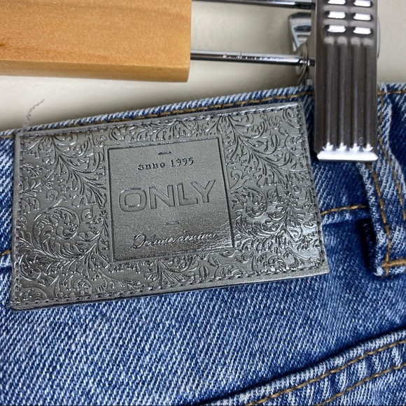 ONLY flare raw edge ankle distresses jeans sz 30 - Picture 10 of 11